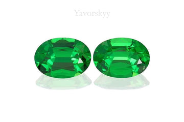 Tsavorite 1.62 cts / 2 pcs