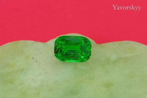 1.63 cts tsavorite cushion cut image