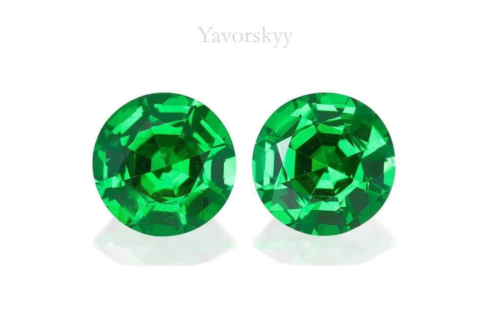 Tsavorite 2.14 cts / 2 pcs - Yavorskyy