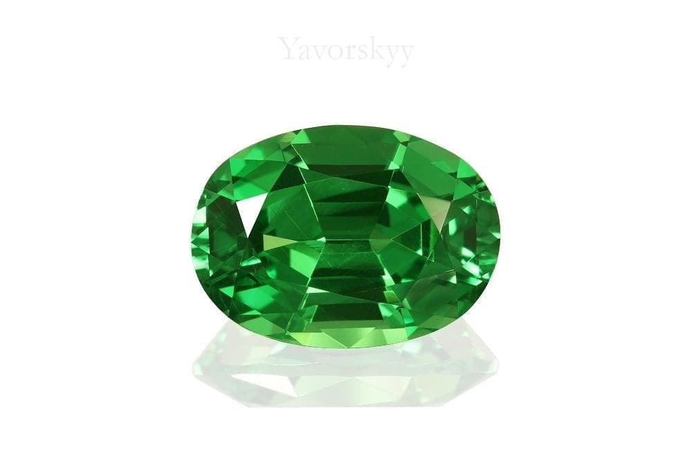 Tsavorite oval shape 2.78 carats photo