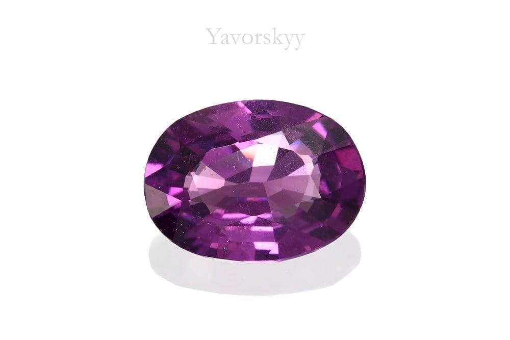 The image of oval shape umbalite garnet 1.15 carats