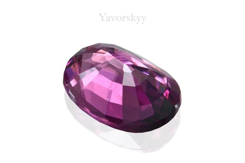 1.48 cts umbalite garnet oval cut bottom view picture