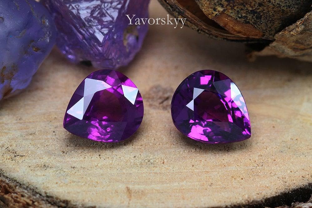 Purple Blue Umbalite Gemstone