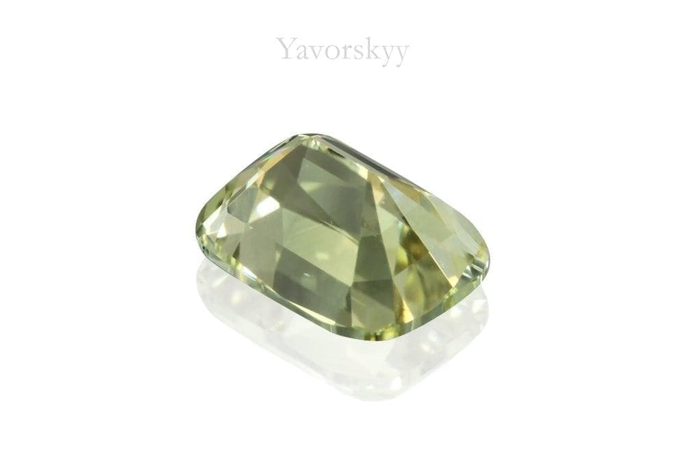 A photo of yellow Tourmaline 0.53ct back view
