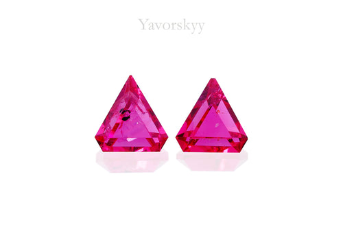 Pinkish-Red Spinel 0.19 ct / 2 pcs