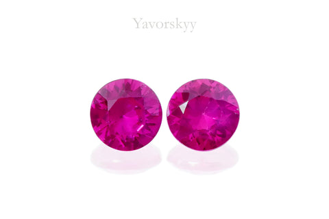 Ruby 0.28 ct / 2 pcs