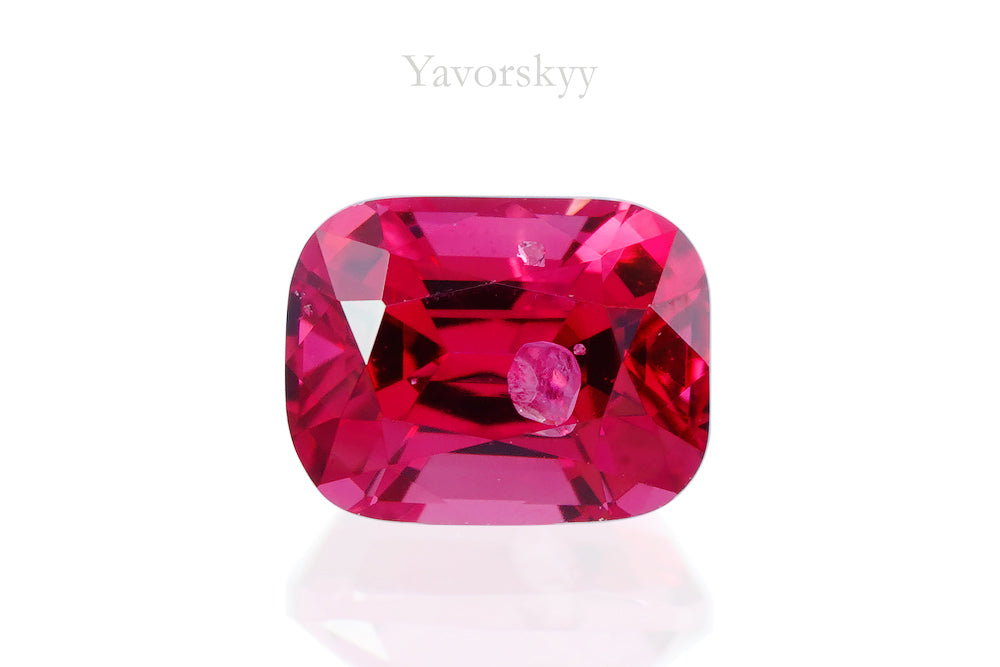 Picture of redcolor spinel 0.32 carats front view 
