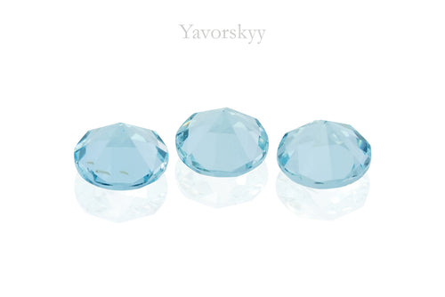 Aquamarine 0.42 ct / 3 pcs