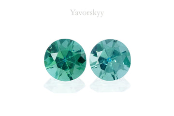 Green Tourmaline 0.43 ct / 2 pcs