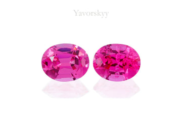 Pinkish-red Spinel 0.44 ct / 2 pcs