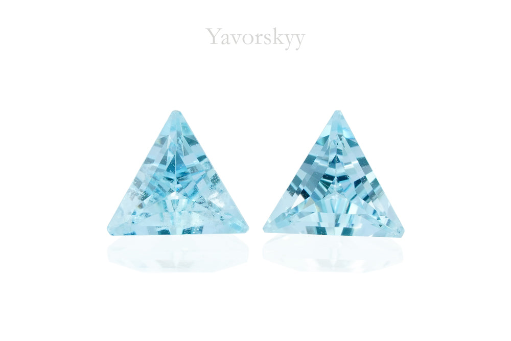 Aquamarine 0.45 ct / 2 pcs