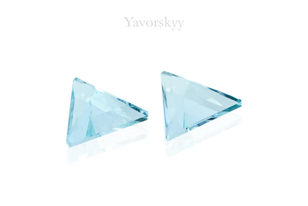 Aquamarine 0.45 ct / 2 pcs