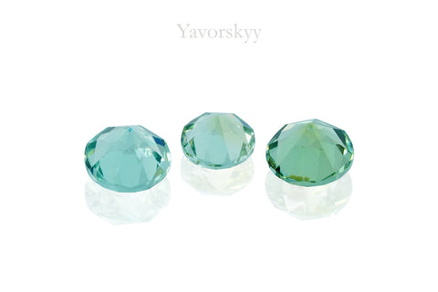 Green Tourmaline 0.45 ct / 3 pcs