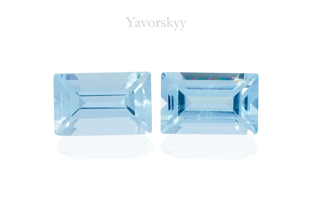 Aquamarine 0.46 ct / 2 pcs