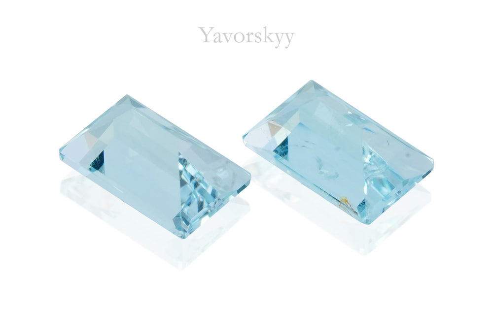 Aquamarine 0.46 ct  / 2 pcs