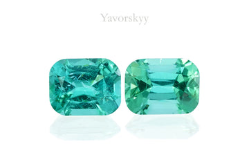 Indigo Blue Tourmaline 0.46 ct / 2 pcs