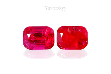 Red Spinel 0.48 ct / 2 pcs