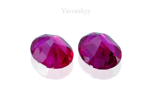 Ruby NH Burma 0.53 ct / 2 pcs