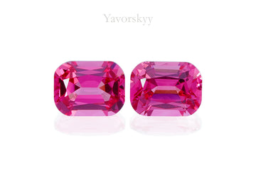 Red Spinel 0.57 ct / 2 pcs