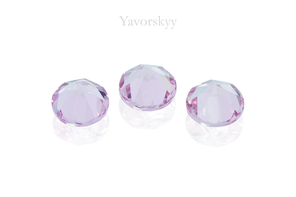 Pink Spinel 0.57 ct / 3 pcs