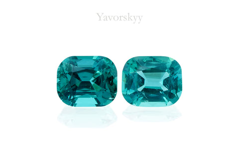 Lagoon Blue Tourmaline 0.65 cts / 2 pcs
