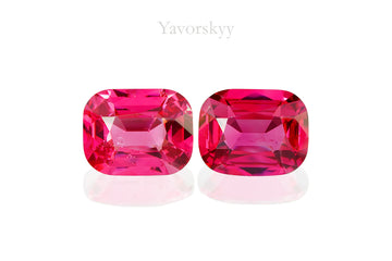 Red Spinel 0.68 ct / 2 pcs