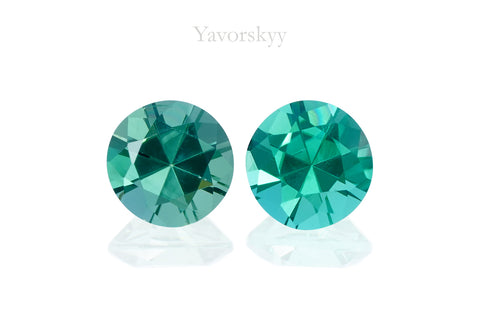 Lagoon Blue Tourmaline 0.71 ct / 2 pcs