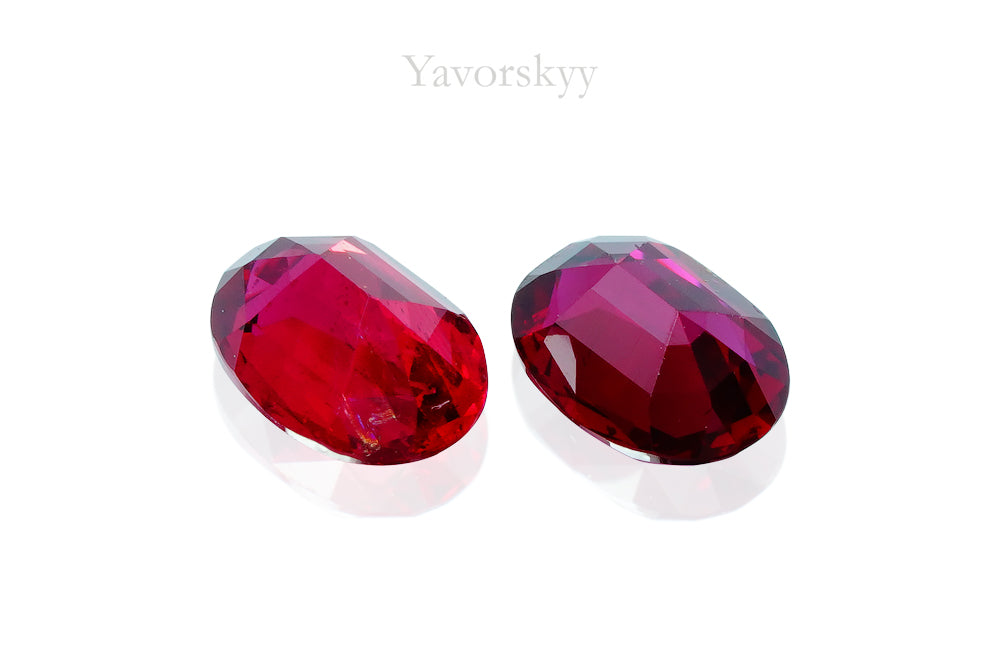 Ruby No Heat 0.74 ct / 2 pcs