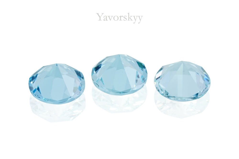 Aquamarine 0.81 ct / 3 pcs