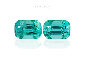 Lagoon Blue Tourmaline 0.84 ct / 2 pcs