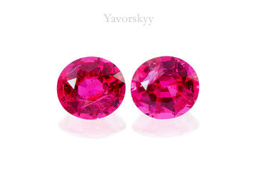 Red Spinel 0.86 ct / 2 pcs