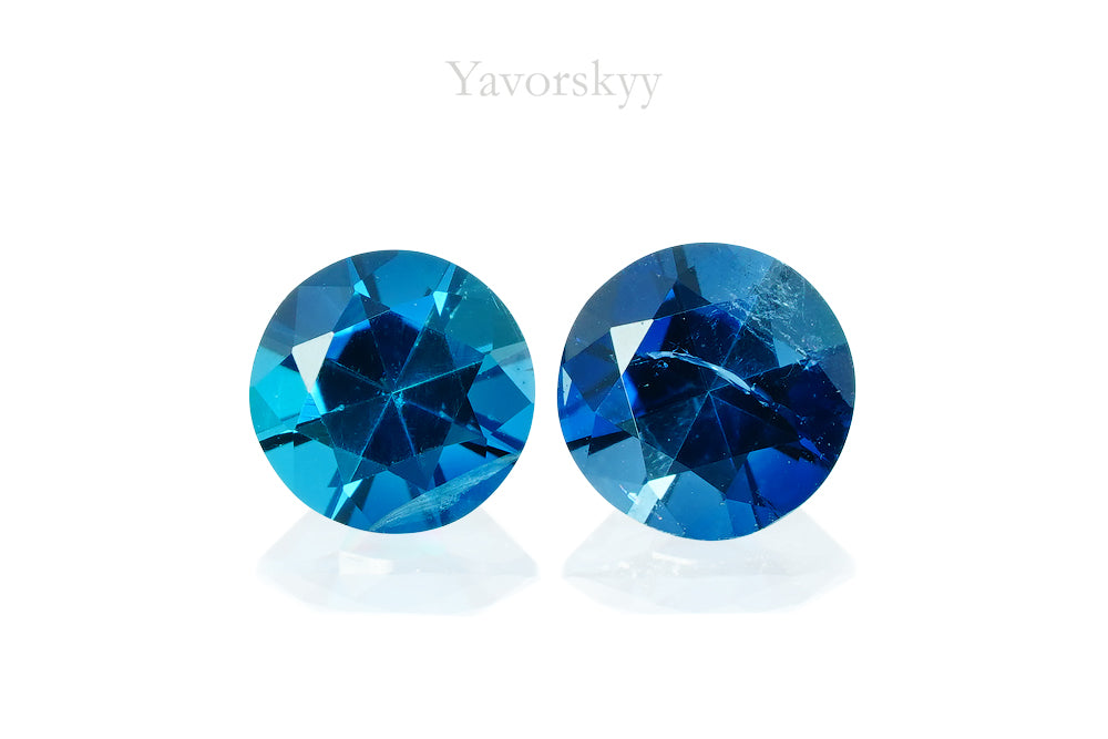 Indigo Tourmaline 0.89 ct / 2 pcs
