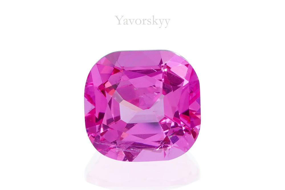 Pink color spinel cushion shape 0.99 ct picture