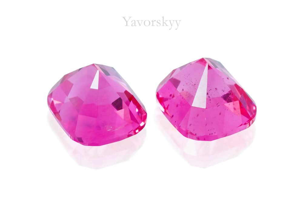 Neon Pink Spinel 1.01 ct / 2 pcs