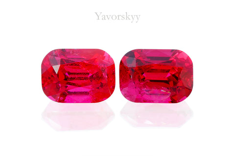 Red Spinel 1.05 ct / 2 pcs