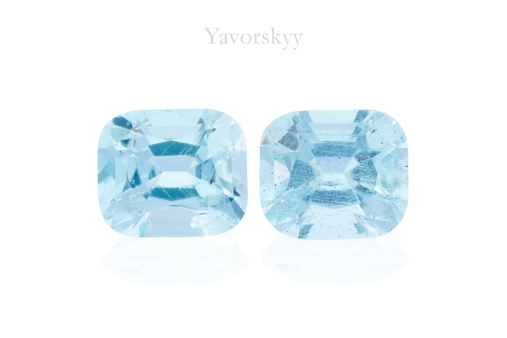 Aquamarine 1.08 cts / 2 pcs