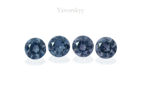 Grey Spinel 1.09 cts / 4 pcs - Yavorskyy