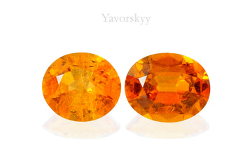 Clinohumite 1.10 cts / 2 pcs