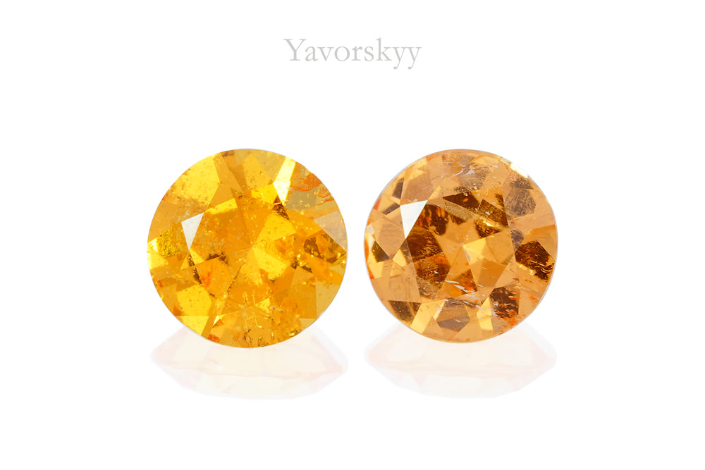 Mandarin Garnet 1.18 cts / 2 pcs