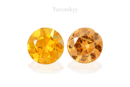 Mandarin Garnet 1.18 cts / 2 pcs