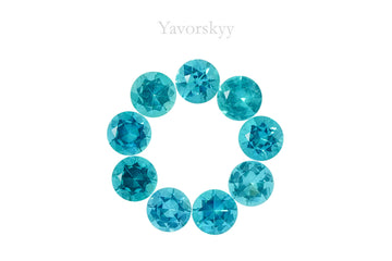 Lagoon Tourmaline 1.24 cts / 9 pcs