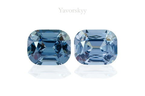 Grey Spinel 1.24 cts / 2 pcs - Yavorskyy