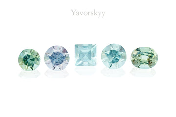 Tourmaline 1.28 ct / 5 pcs