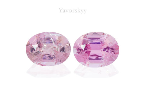 Pastel pink Spinel 2.19 cts / 2 pcs