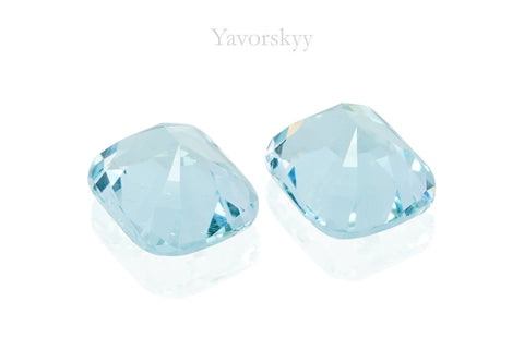 Aquamarine 1.38 carats bottom view photo