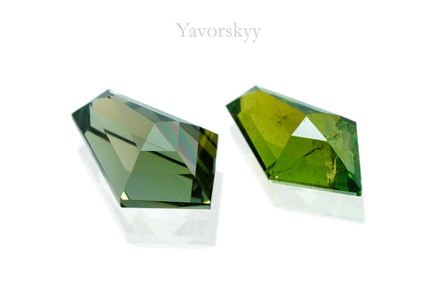 Green Tourmaline 1.40 cts / 2 pcs