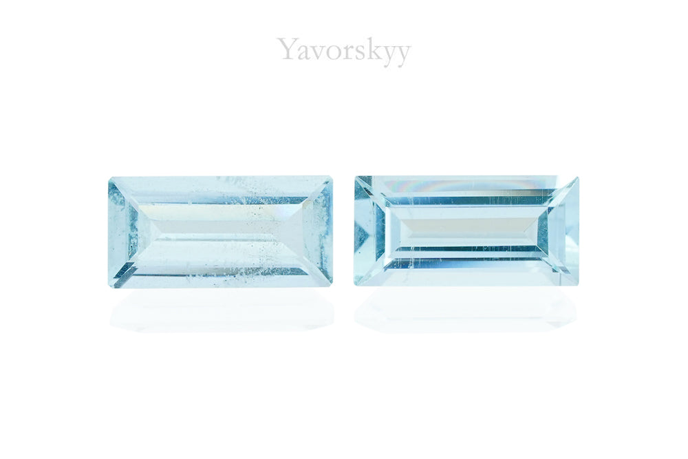 Aquamarine 1.54 cts / 2 pcs