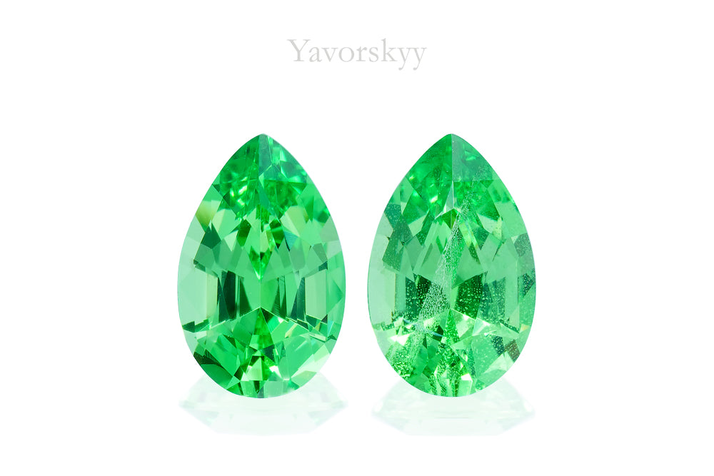 Tsavorite 1.58 cts / 2 pcs