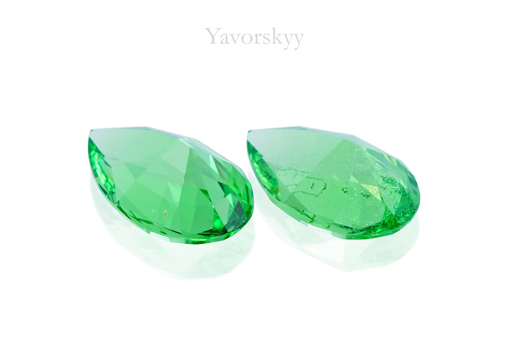 Tsavorite 1.58 cts / 2 pcs