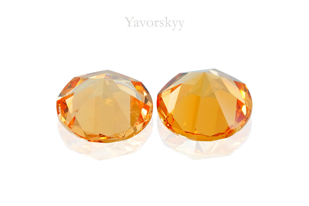 Mandarin Garnet 1.63 cts / 2 pcs - Yavorskyy